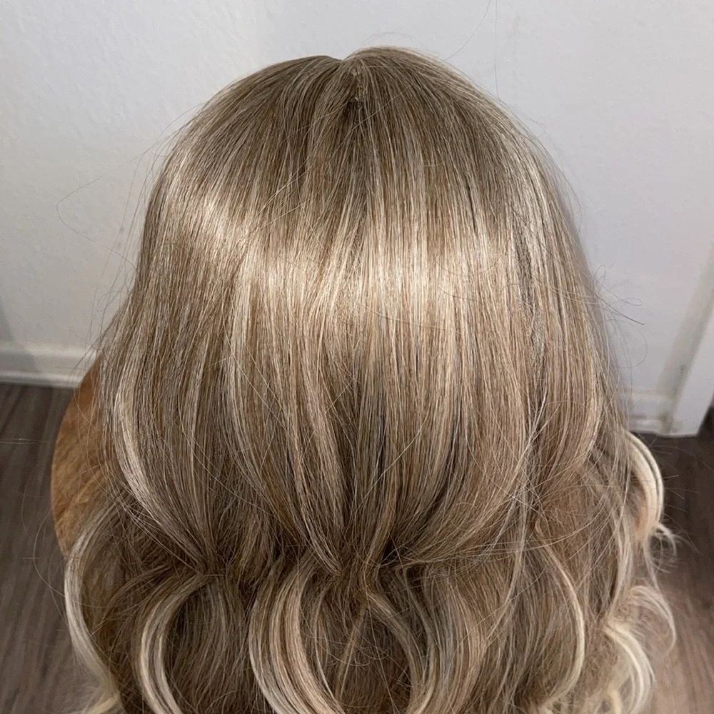 Synthetic Wig- 24"- Lace Part Wig- Brand New- Brown and Blonde Mix #A - Picture 4 of 12